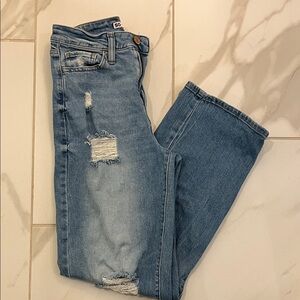 SO Women's Highest Rise Baggy Dad Jeans